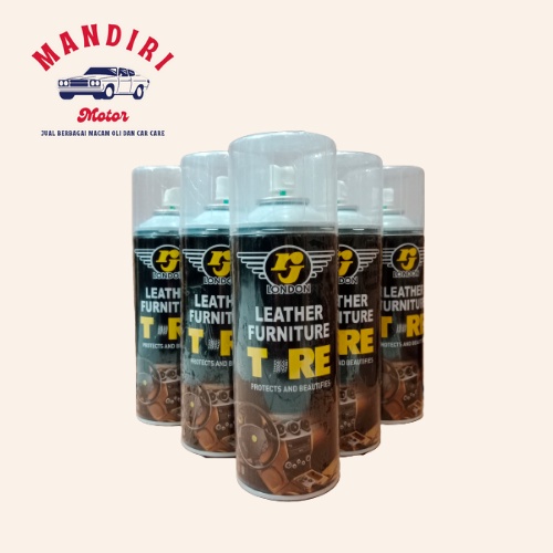 RJ LONDON LEATHER FURNITURE TIRE Detail Polished Pelindung Pengkilap Dashboard