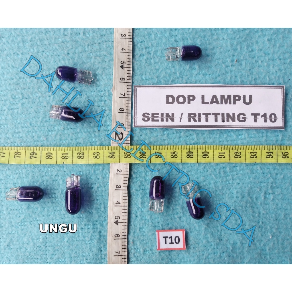 DOP LAMPU SEIN / RITTING T-10 UNGU
