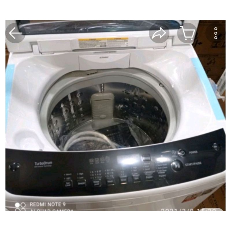 Mesin cuci LG T2312VS2W INVERTER 12 KG OTOMATISSERITERBARUGARANSI10TAHUN