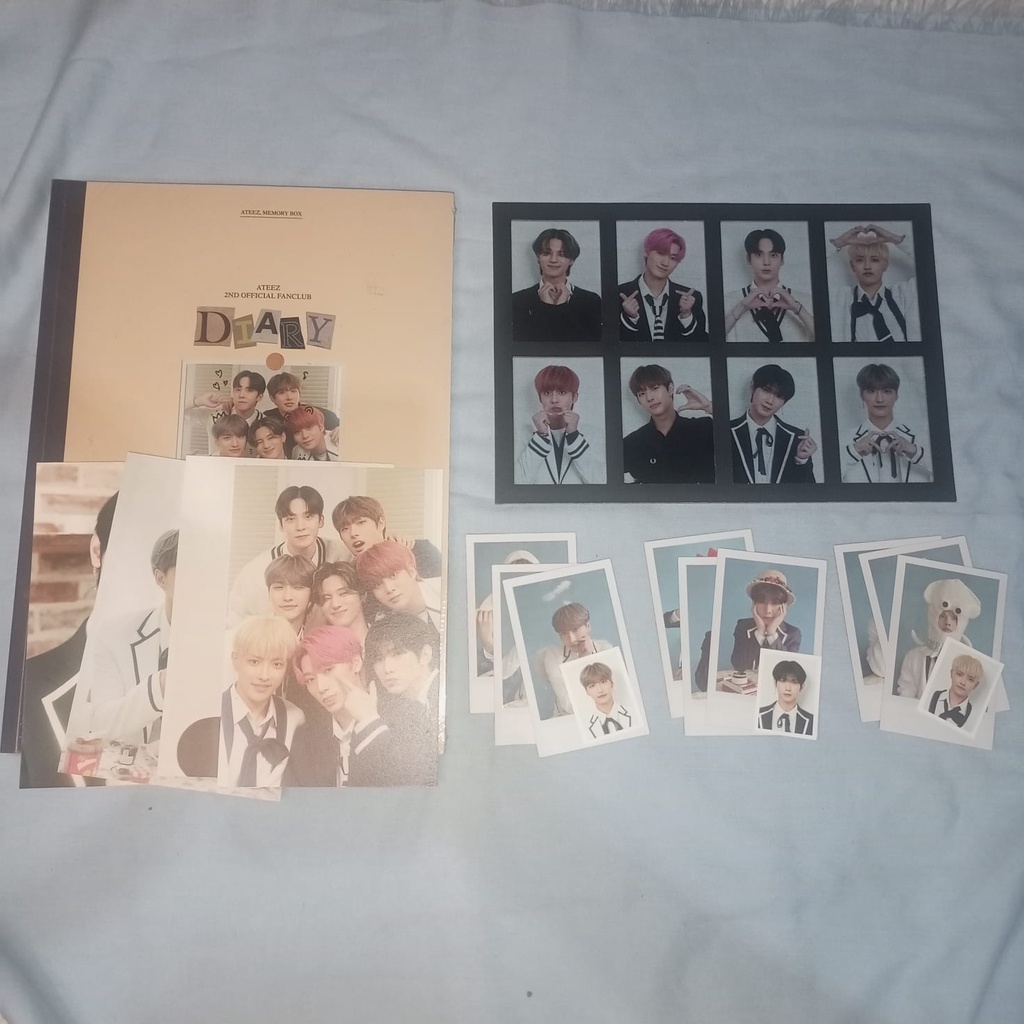 ATEEZ 2ND FANKIT HONGJOONG SEONGHWA YUNHO YEOSANG SAN MINGI WOOYOUNG JONGHO PHOTOBOOK PHOTOFILM OT8 
