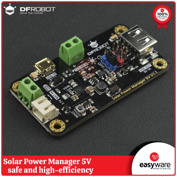 DFRobot Solar Power Manager 5V solar panel SASLUN