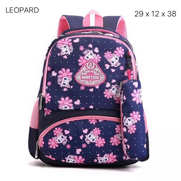 tas sekolah anak laki-laki anak perempuan backpack sekolah anak tk sd smp sma kuliah multifungsi
