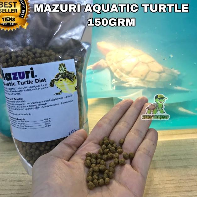 MAZURI AQUATIC TURTLE 150GR KURA KURA BRAZIL UNIFILIS HAMILTONI RES