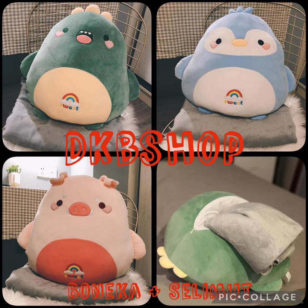 PRODUK- BALMUT BABI 40CM BALMUT DINO BALMUT PIG BALMUT PENGUIN BALMUT PIGGY BONEKA BABI HADIAH NATAL