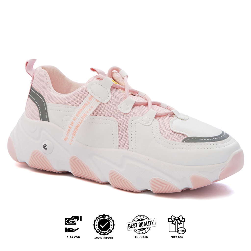 [Original Ber-Hologram] SNEAKYSHOES RENEYA SEPATU WANITA KULIT SINTETIS PREMIUM SHOES 20201