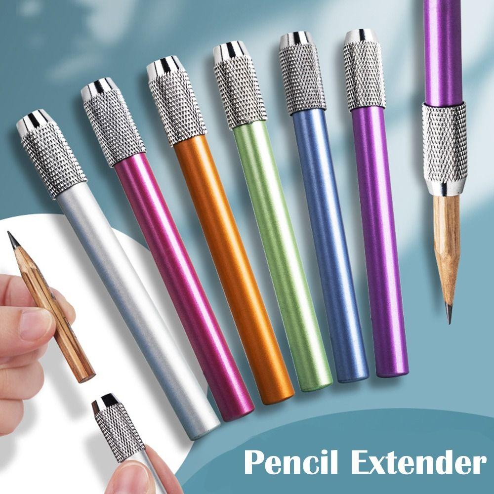 LANFY Pensil Extender Kantor Adjustable Gambar Perlengkapan Seni Menulis Sketsa Pensil Extension Tool