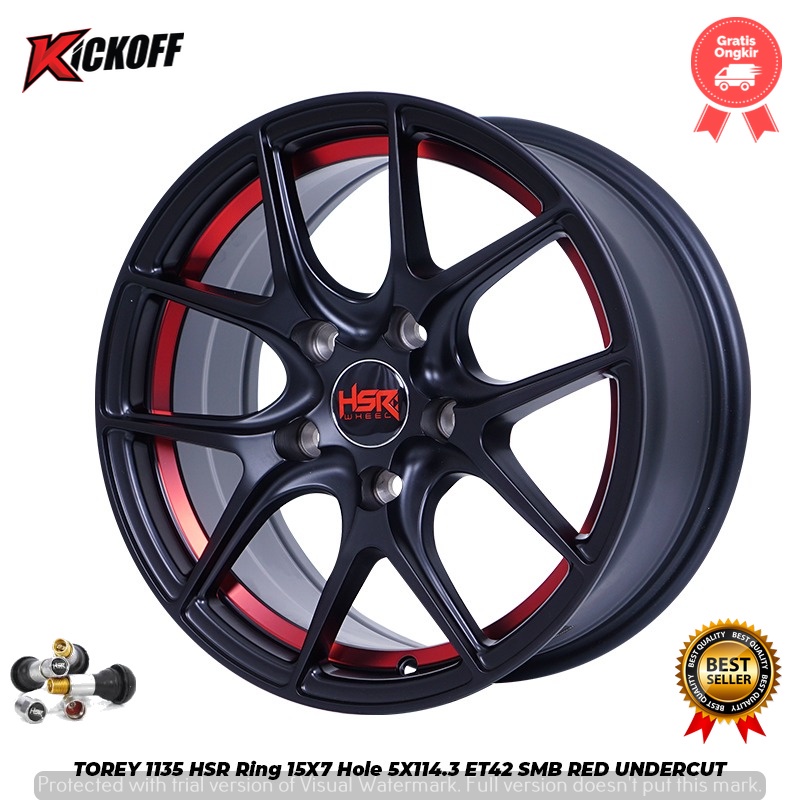 PELEK RACING HSR TOREY R15 PAS BUAT MOBIL GRANDMAX , RUSH , INNOVA , NAV1 , TERIOS , L300