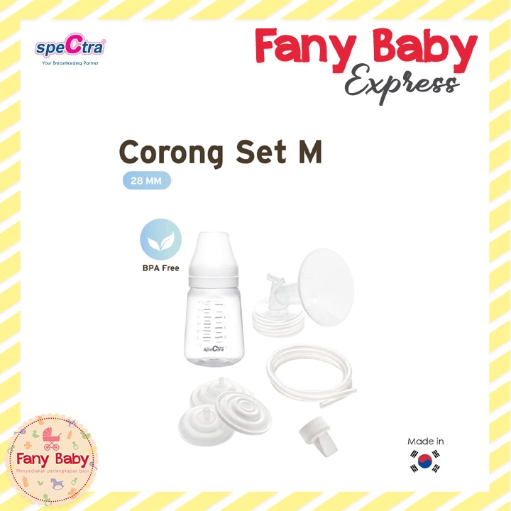 SPECTRA CORONG SET / PREMIUM BREAST SHIELD WN WITH PP BOTTLE