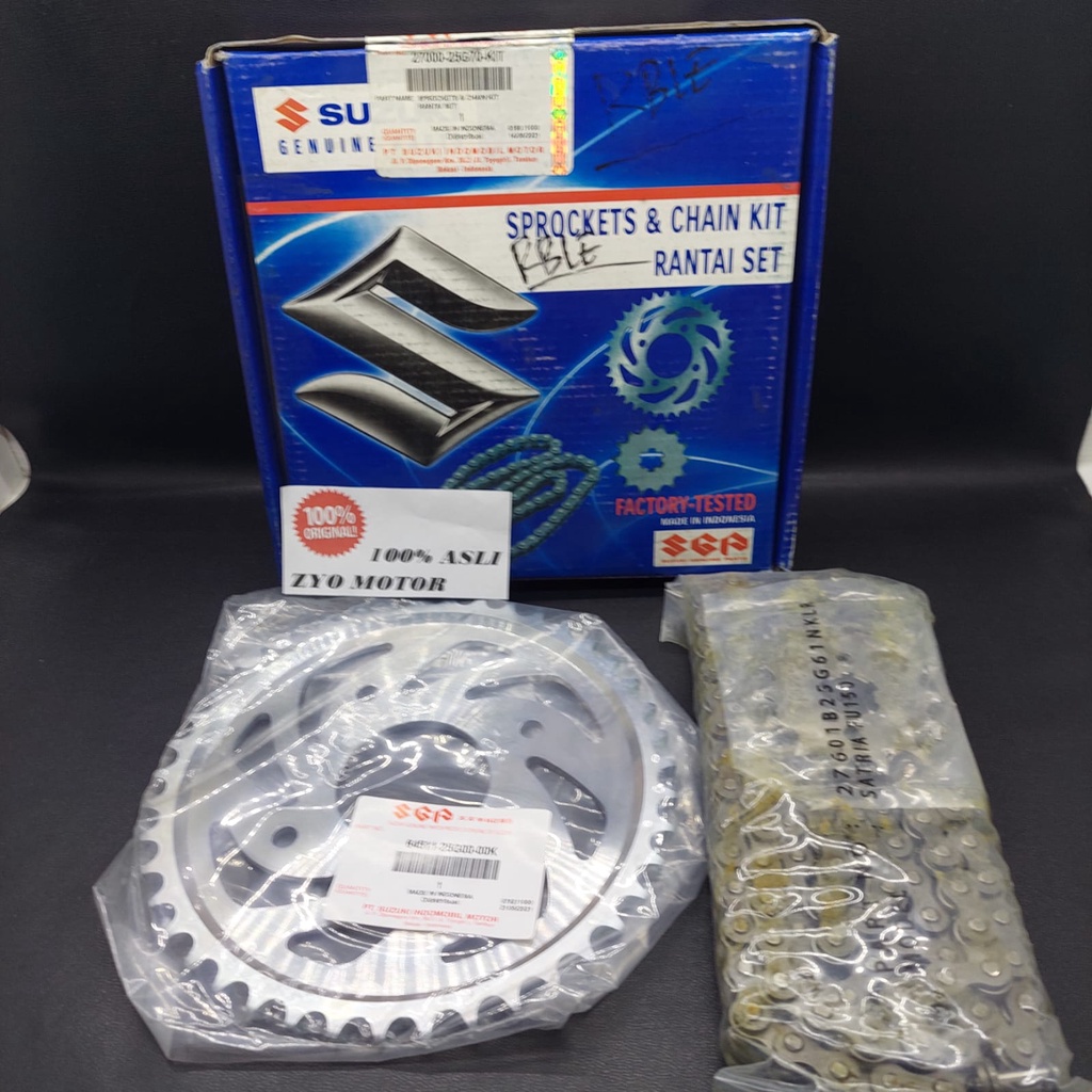 GIR SET GEAR SET SATRIA FU 150 BARONG ASLI SGP 100% 27000-25G70-KIT ORI SATRIA BARONG