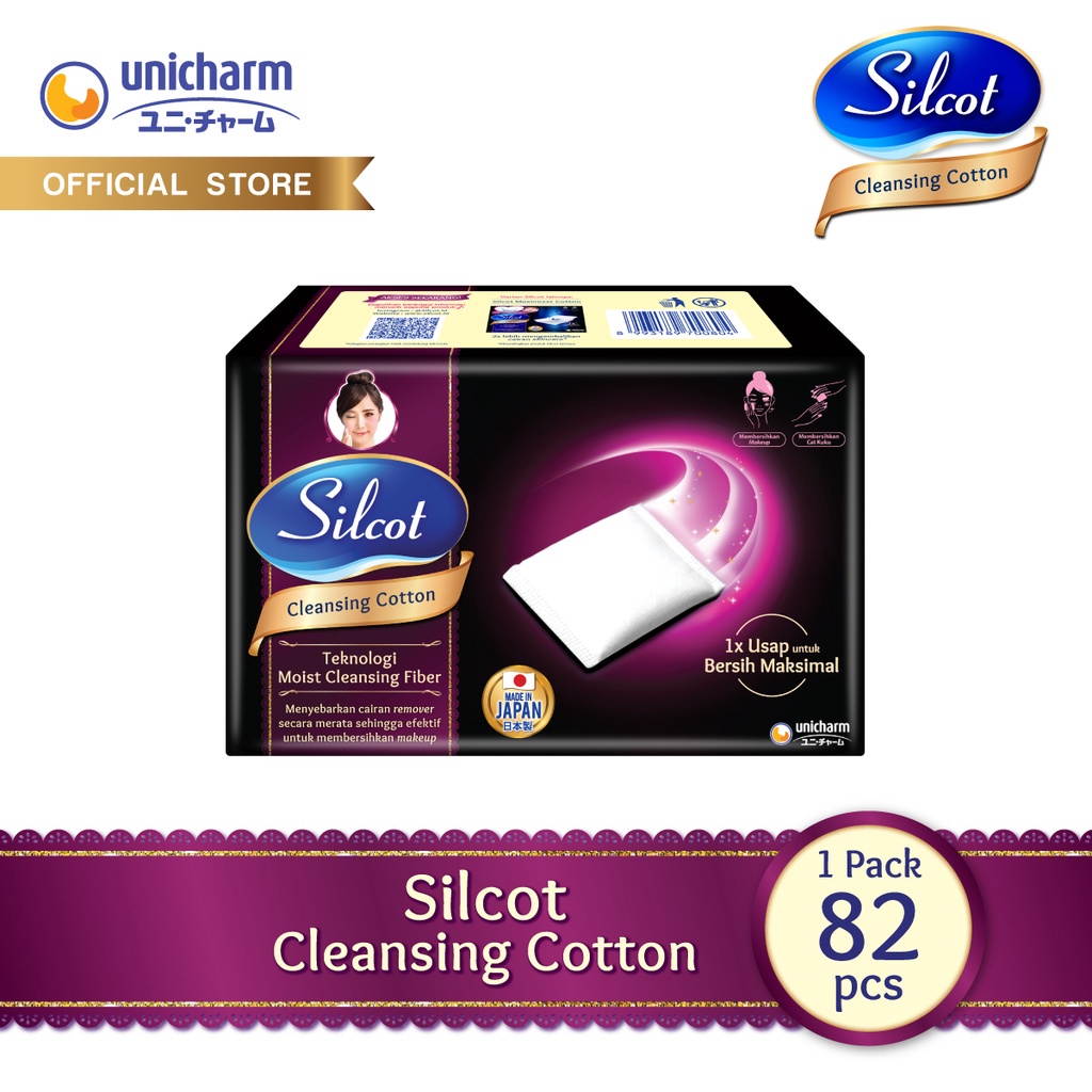 Silcot Cleansing Cotton 82 - Kapas Pembersih Make Up