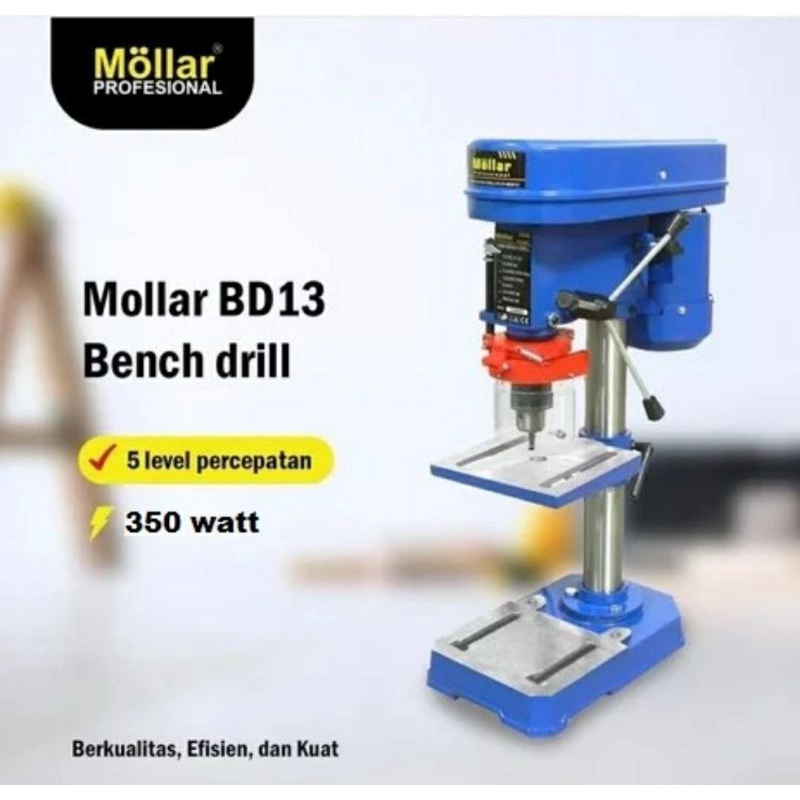Bor Duduk 13mm 240W Mollar Bench Dril Mollar BD013