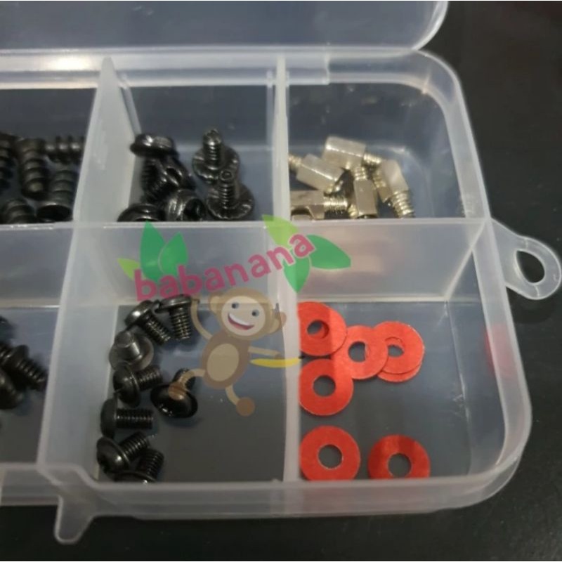 Baut set untuk rakit pc power sw buzzer hdd nvme screw assortment