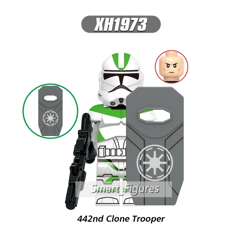 Mainan Action Figure Mini Karakter Star Wars Commander Komposit Doom Appo Anaxes Doom Trooper 442nd Clone X0345