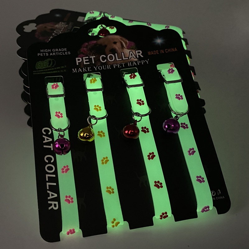 KALUNG GLOWING - Kalung Collar Leher Kucing Anjing Glow In The Dark