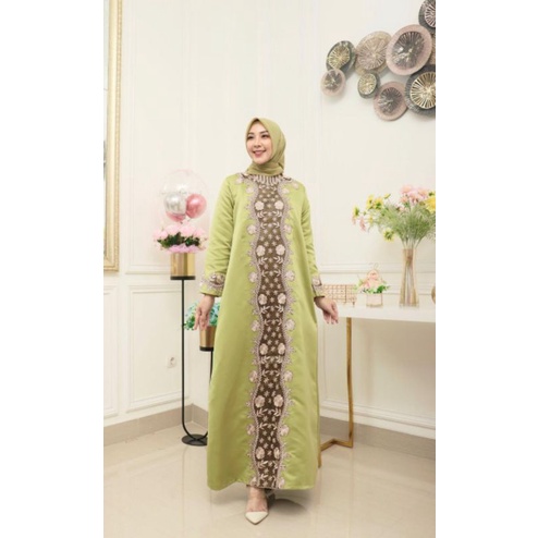 GAMIS SAHARA BORDIR // BAHAN TAVETA BRIDAL PREMIUM // BAJU WISUDA // BAJU PESTA // KEBAYA MODERN // By Pelangi Jaya