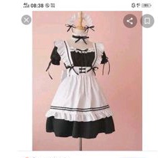 kostum cosplay maid