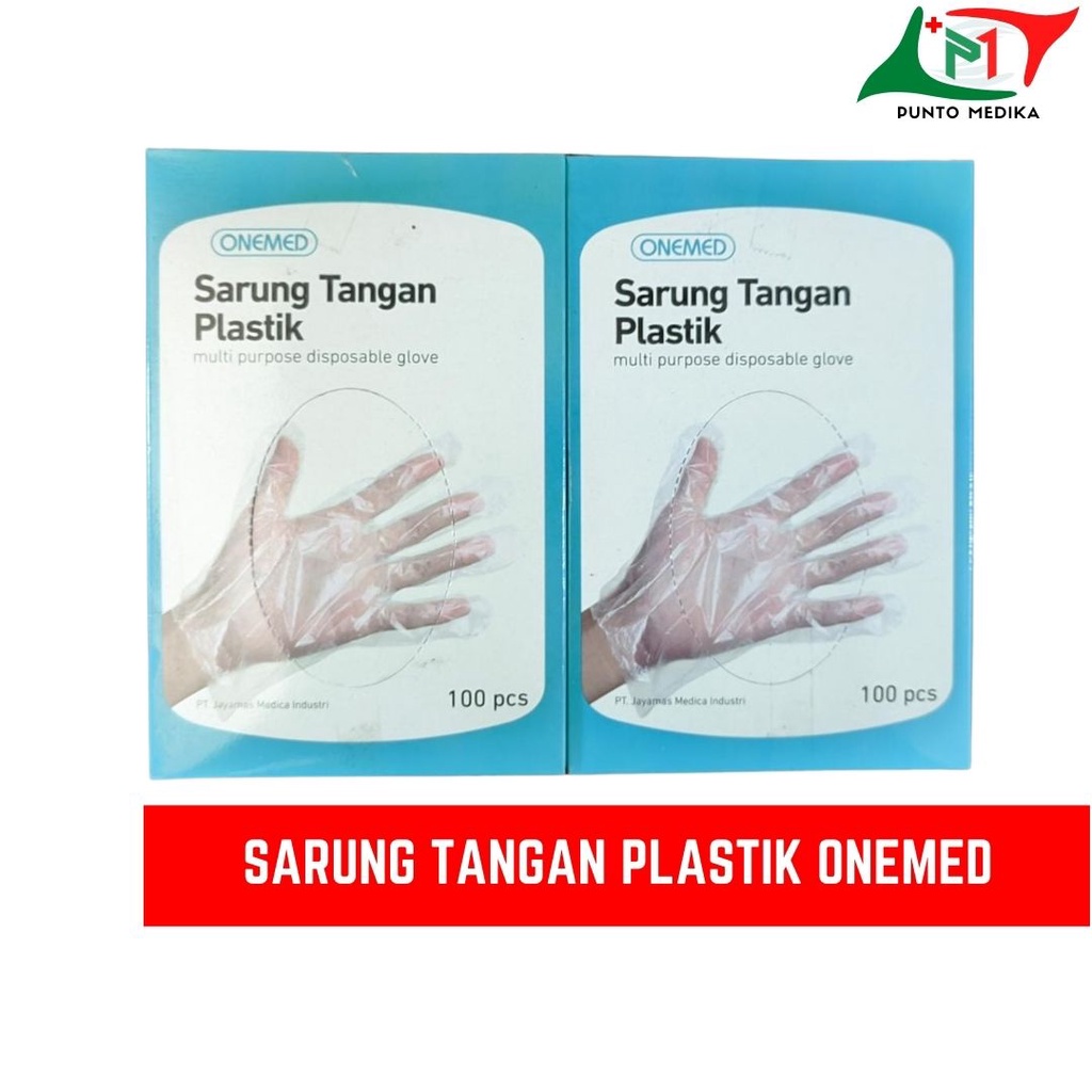 Jual Sarung Tangan Plastik Onemed Isi Pcs Shopee Indonesia