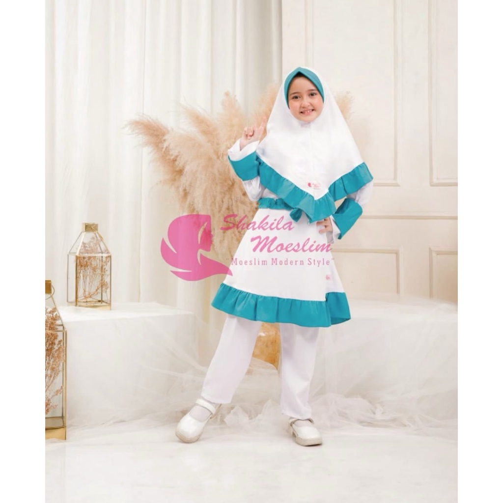 Baju Setelan Anak Putih Baju Manasik Baju Seragam Gamis Anak Perempuan Gamis Anak Warna Putih Anak 1-10 Tahun Gamis Putih Manasik Haji Anak Gamis Manasik Anak Putih Set Jilbab Gamis Putih Anak  Perempuan Umur 11 12 Tahun Tanggung Remaja