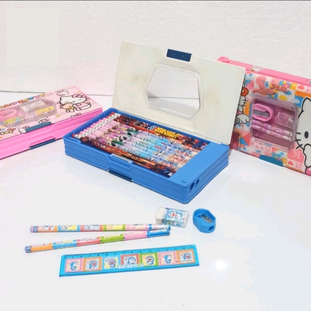 

Kotak Pensil Magnet Set/Tepak Pensil/Pencil Case/Pencil Box