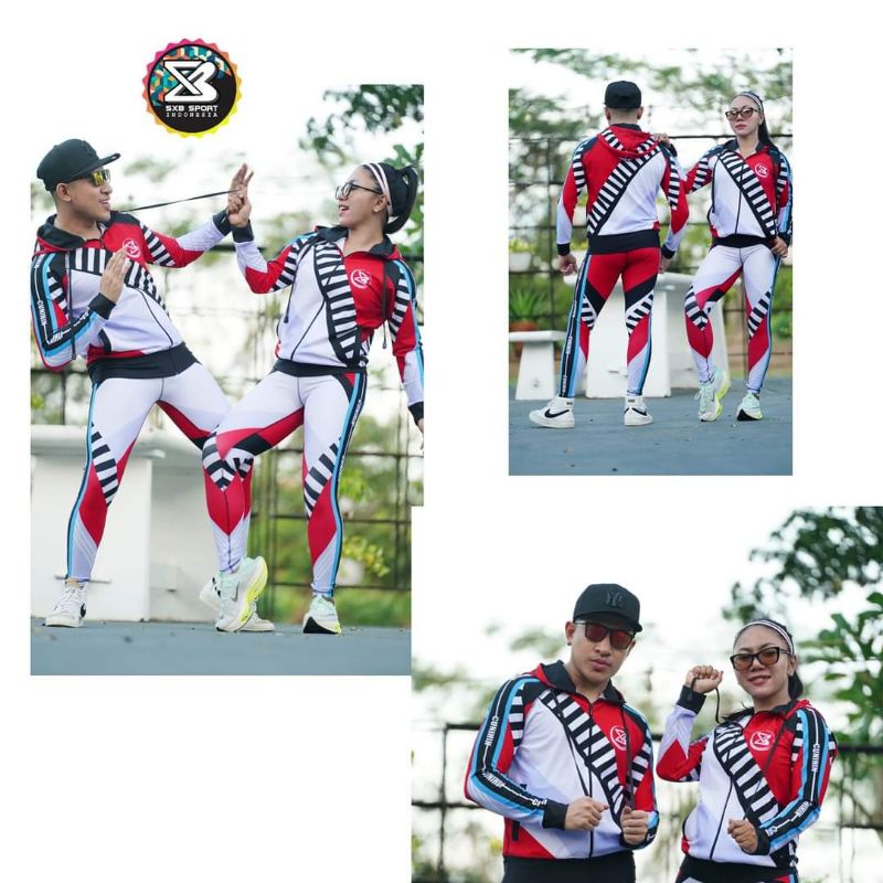 BAJU OLAHRAGA BERKUALITAS SXB SPORT VAPOR SACAI JACKET HOODIE AND LEGGING