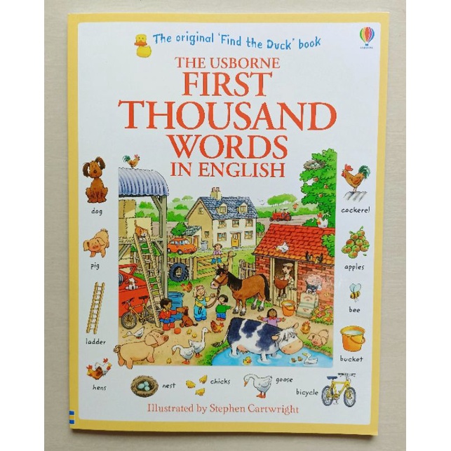 Usborne First Thousand Words in English (Paperback)
