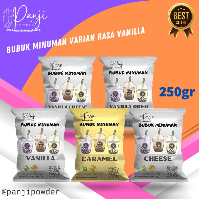 BUBUK MINUMAN RASA VANILLA 250GR SERBUK MINUMAN KEKINIAN BUBUK MINUMAN ANEKA RASA POWDER MINUMAN BUBUK MINUMAN PREMIUM BUBUK MINUMAN BOBA SERBUK MINUMAN BOBA BUBUK MINUMAN 250GR BUBUK BOBA MINUMAN BUBUK VANILLA VANILLA BLUE  VANILLA CHEESE