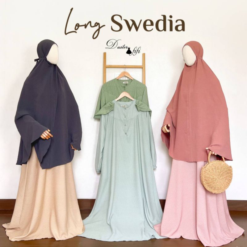 (447) Long Swedia by Daster Fifi / Daster Gamis / Daster Motif