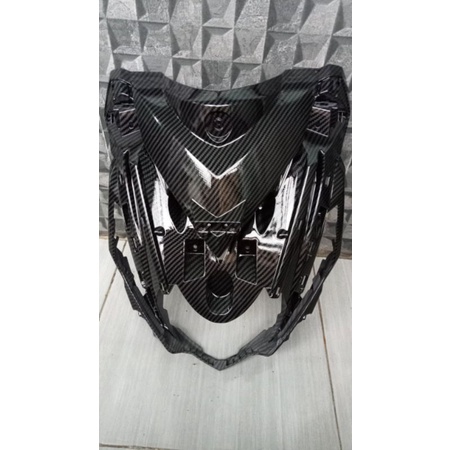 Cover body depan Mio m3 carbon karbon