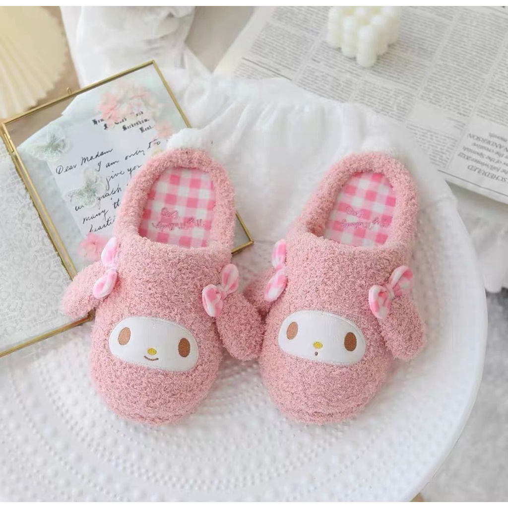 SANDAL RUMAH MELODY CINNAMOROLL KUROMI HANGYODON POMPOMPURIN HELLO KITTY SEPATU KAMAR