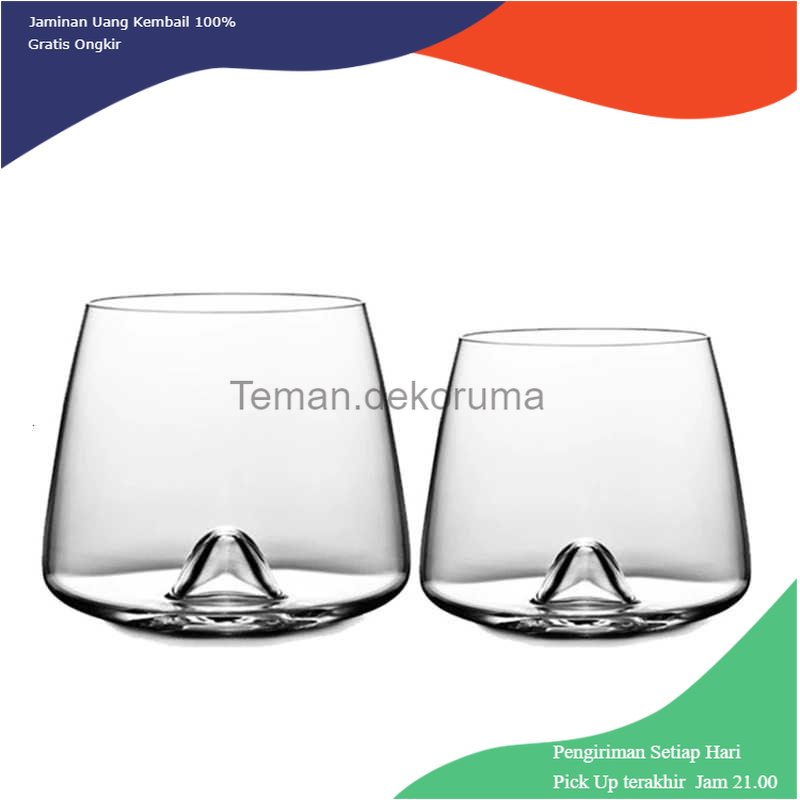 TD - PR Loveyalty Gelas Cangkir Whisky Wine Glass Cup Sloki 300 ml - YJ0907