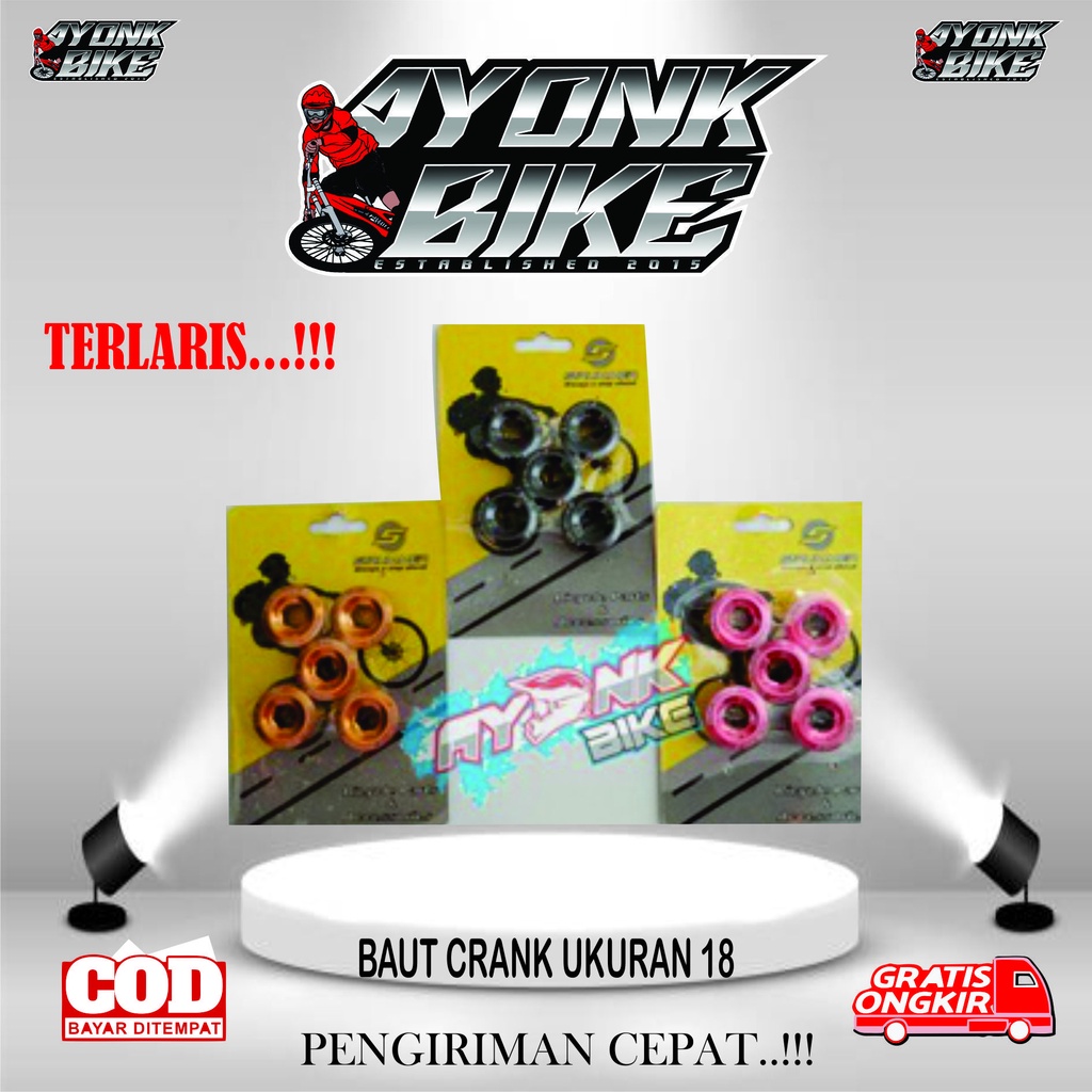 Baut Crank Baut Tutup Crank HT2 Strummer 18MM Per 1 Pcs