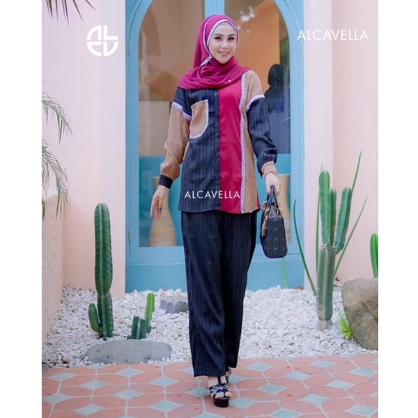 ALCAVELLA - MEENA SETT | FASHION WANITA | BAJU MUSLIM | SET BAJU MUSLIM |ORIGINAL BY ALCAVELLA