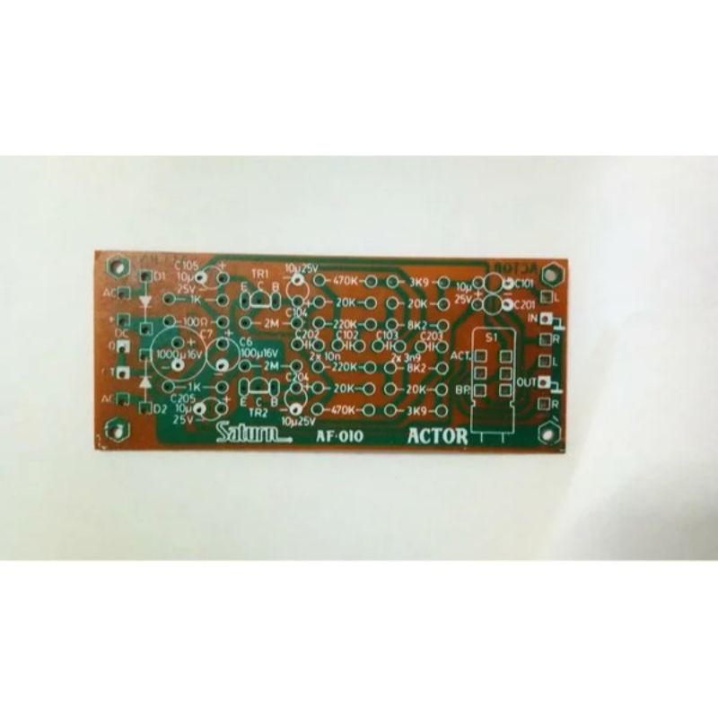 Pcb Active Tone Booster Actor Saturn AF - 010