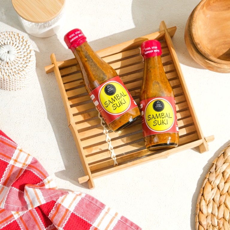 

Sambal Steambot Suki Tomyam Bumbu Kuah Shabu Steamboat Instan Halal Botol 200ml Haris Kitchen