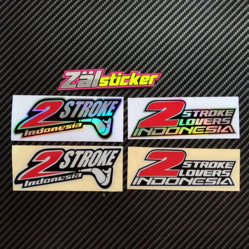 STICKER CUTTING 2 STROKE LOVER INDONESIA 10 X 4