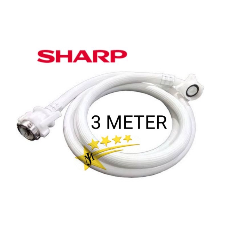 [ 3 METER ] Selang Inlet Mesin Cuci Sharp 1 Tabung Otomatis