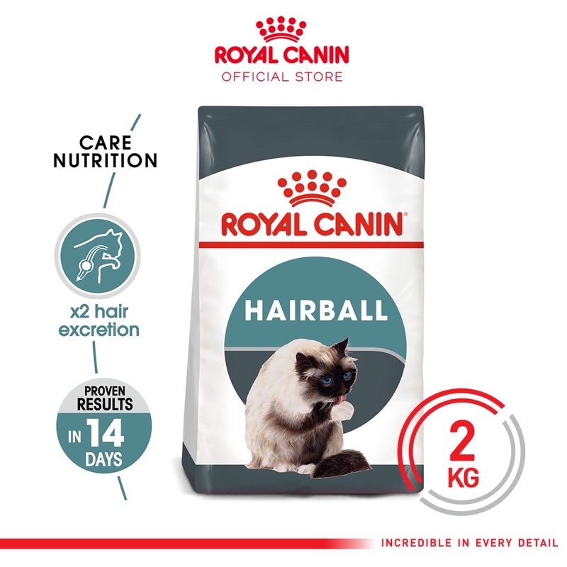 Royal canin hairball 2kg cat food makanan kucing perawatan bulu