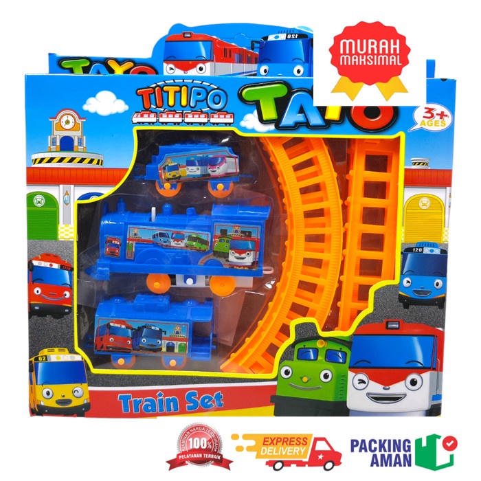 MAINAN ANAK REL KERETA API ELEKTRIK Jalur TRAIN PLAY SET