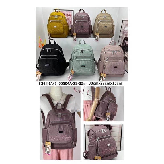 Tas Ransel Chibao 00504A-22 Bahan Kanvas size 38x27x15 cm. Tas Wanita Tas Ransel Wanita Import Tas Chibao Ransel Import BEST SELLER TERBARU BISA BAYAR DITEMPAT.!!!!