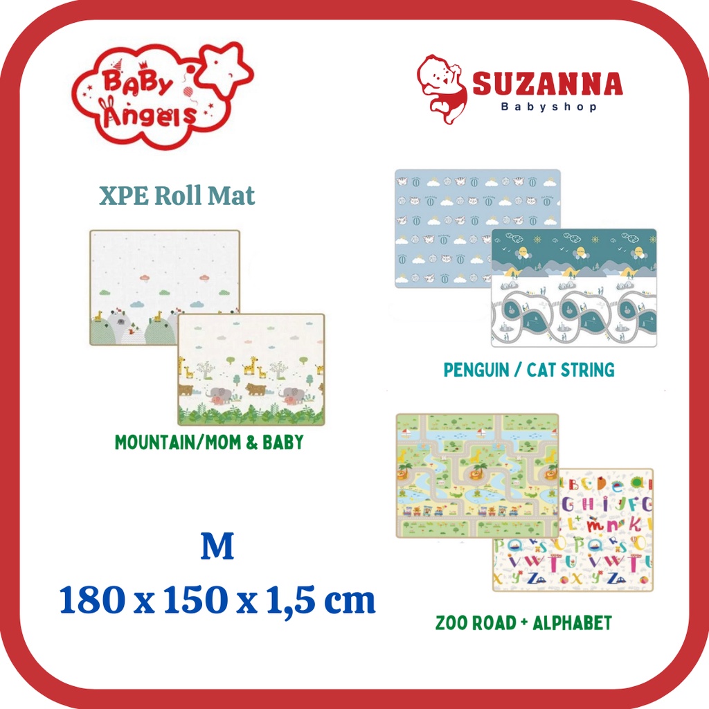 BabyAngels XPE Roll M 180 x 150 x 1.5 cm - Playmat