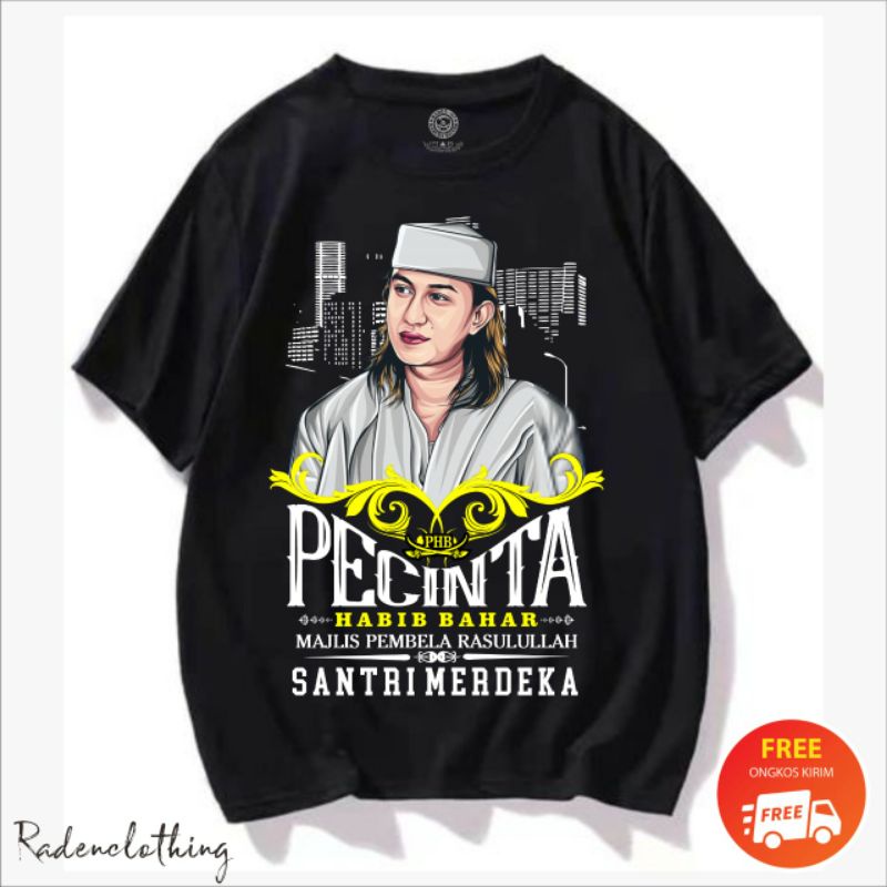 kaos Santri PHB NU PECINTA HABIB BAHAR PENIKMAT SHOLAWAT pendek Distro MURAH