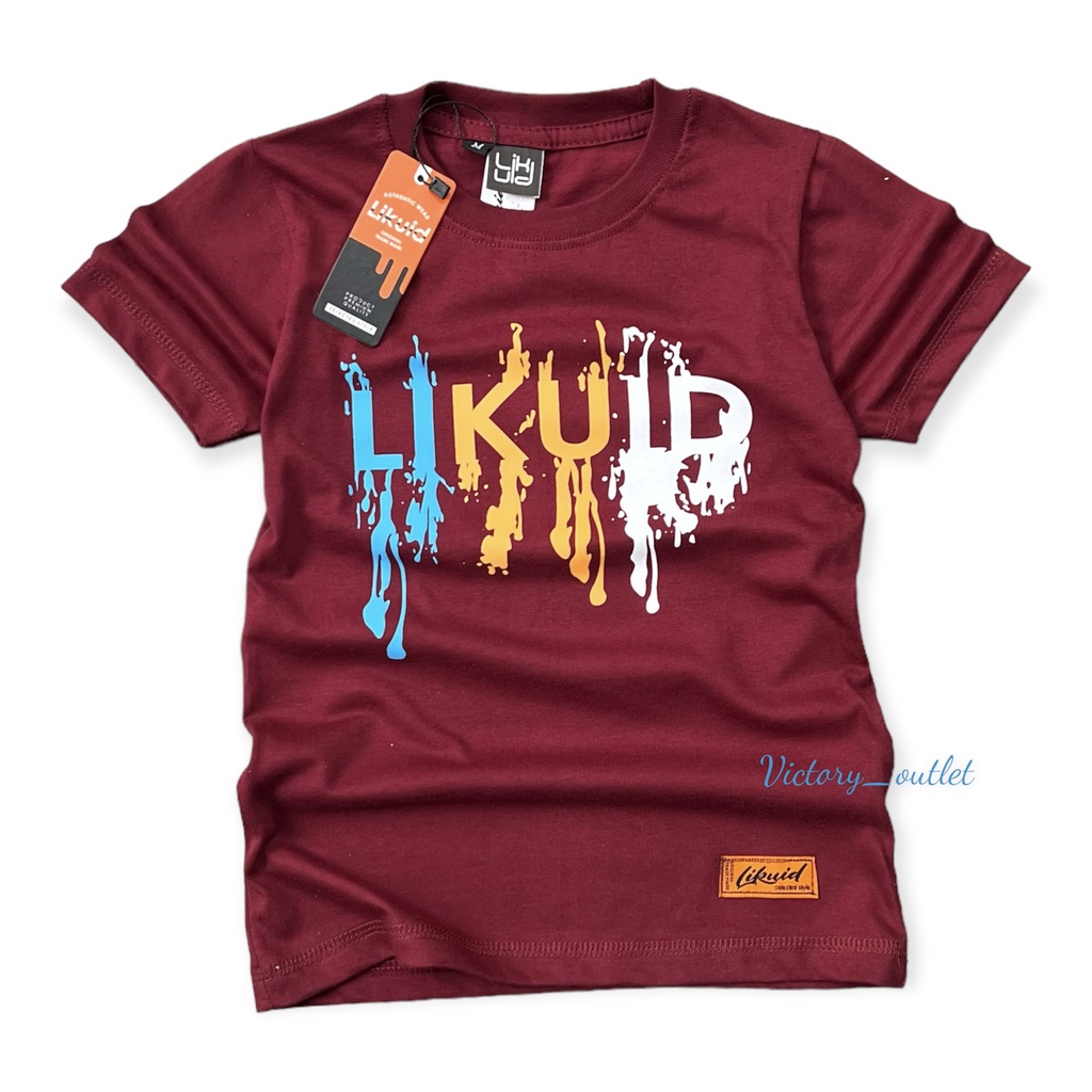 Baju distro anak laki laki usia 1-12th / Kaos anak oblong tangan pendek bahan cotton combed 30s