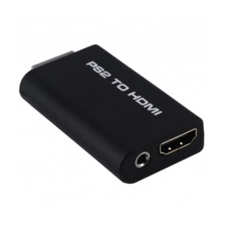 Video Konverter PS2 ke HDMI dengan 3.5mm Port - G300 - Black