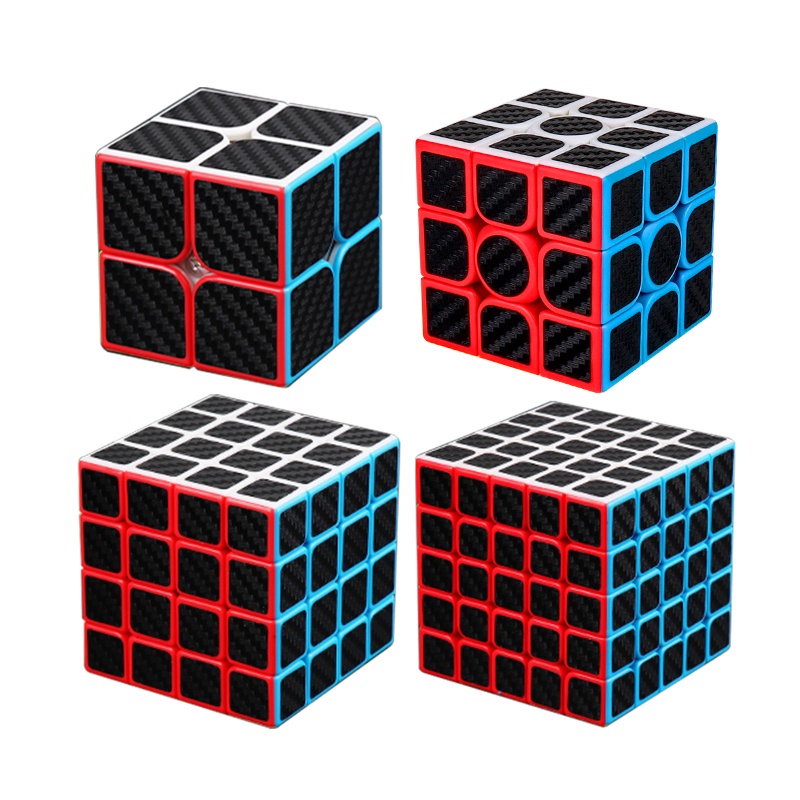 Mainan Edukasi Puzzle Kubus Rubik Profesional Bahan Serat Karbon Untuk Anak