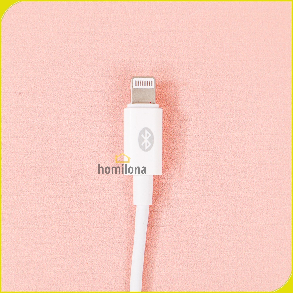 Adaptor Lightning to AUX 3.5 mm Headphone + Lightning for IP 7/8/X - White