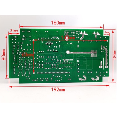 Plat Inverter Tabung Tunggal ZX7200 ZX7200 ZX7-200 ZX7-250 IGBT 220V DC Untuk Mesin Las
