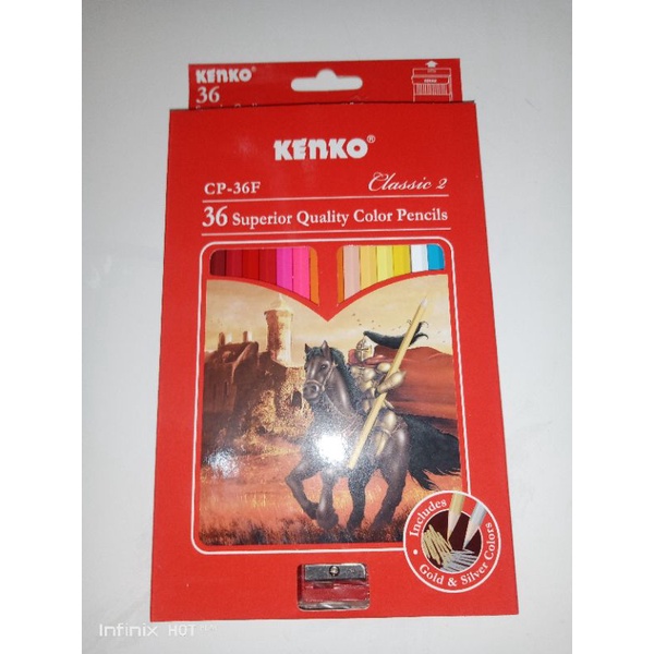 

PENSIL 36WARNA KENKO 18CM