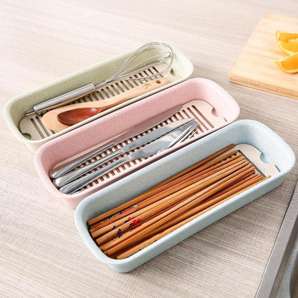 Solighter Sumpit Holder Rumah Tangga Kreatif Dapur Gadget Penyimpanan Sumpit Organizer Garpu Sendok Sumpit Holder