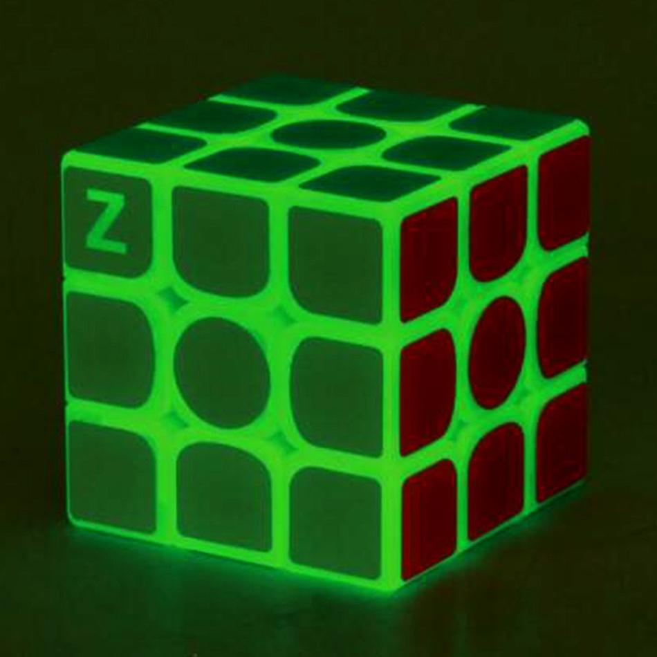 Mainan Edukasi Puzzle Rubik 3 004 3 ^ 3 Luminous Glow in the Dark