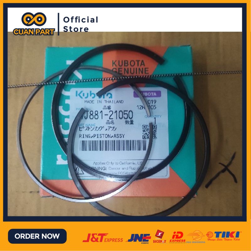Ring Piston Assy Standart DC70 KUBOTA Original CUAN PART